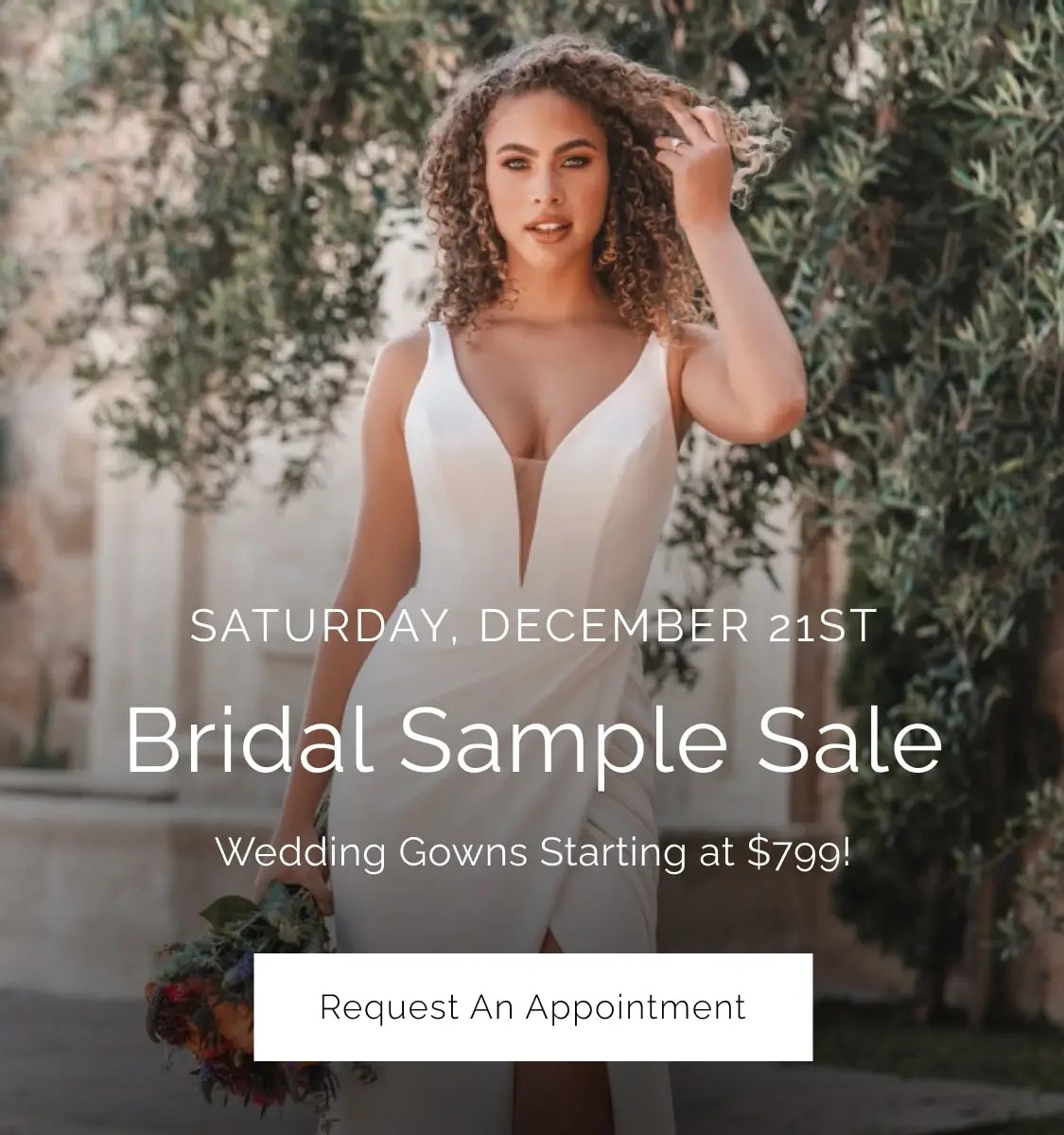 Bridal Sale Banner for Mobile